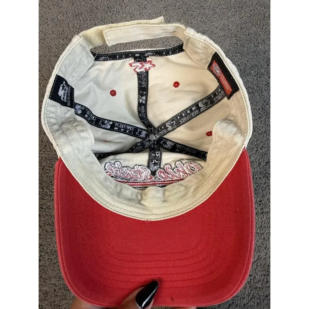 Ohio State Buckeyes Hat Mens One Size Beige Starter Strap Back Team Apparel